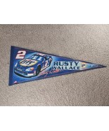 Rusty Wallace #2 Miller Lite Vintage Nascar Pennant, 30&#39;&#39; 2002 WinCraft - $179.63 MXN