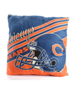 Vintage Handmade NFL Chicago Bears Football Helmet Throw Pillow  14&quot; - £27.53 GBP