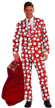 Forum Novelties Men&#39;s Holiday Suit, Santa Claus, X-Large - £125.30 GBP