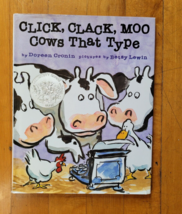 Click, Clack, Moo Cows That Type - Hardcover By Doreen Cronin - £7.10 GBP