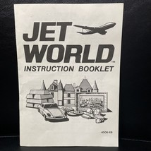 Game Parts Pieces Jet World 1975 Milton Bradley Instructions Rules Only - $3.39