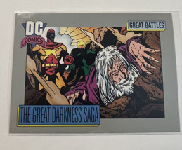 DC Comic Card 1992 Series I Great Battles The Great Darkness Saga   #160  Card A - £1.41 GBP
