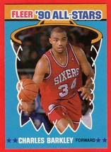 1990 Fleer #1 of 12 Charles Barkley HOF basketball card - £0.00 GBP