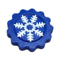 Purple Hobbies Snowflake Needle Minder Royal Blue - $297.33 MXN