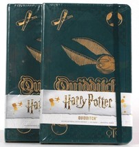 2 Count Insight Editions Harry Potter Quidditch Ruled Journal With Pocket - £16.73 GBP