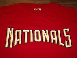 Washington Nationals Mlb Baseball T-Shirt Majestic Mens Xl New - £15.57 GBP
