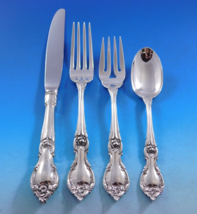 Alexandra by Lunt Sterling Silver Flatware Set for 12 Service 51 pieces - £2,600.47 GBP