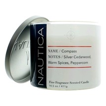 Nautica 14.5 oz Soy Wax Blend 3 Wick Candle - Compass - $39.49
