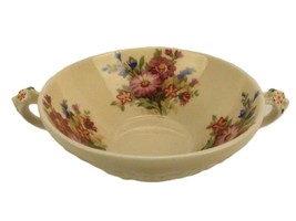 Crown Ducal Porcelain Soup Bowl, Gainsborough Floral Pattern, Made in En... - $14.65