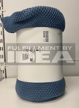 Brand New IKEA HUMLEMOTT 51x67 &quot; Blue Gray Throw 805.495.47 - $55.99
