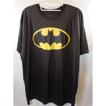 Batman Logo All Over Print T Shirt DC Comics Black Logos Size XL - $5.36