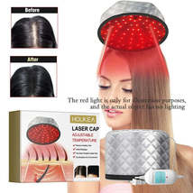 Cap Near Infrared Therapy Device Anti Hair Loss Cap Treatments Hair Regr... - £31.34 GBP
