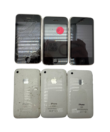 Lot of 3 Apple iPhone 3GS 16GB Smartphones Touchscreen Replacement A1303... - $31.50