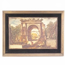 Veduta dell&#39; Arco di Costantino Vintage Large Artini Engraving 23x31 - £110.76 GBP