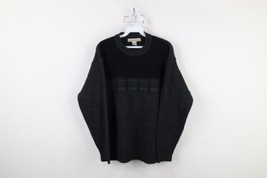 Vintage 90s Coogi Style Mens Size Medium Color Block Knit Crewneck Sweater - $49.45