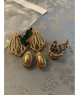 Lot Of 4 - Gold Plated Earrings (Pre-owned) - £5.45 GBP