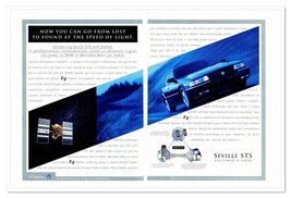 Cadillac Seville STS Luxury Car GM Vintage 1997 2-Page Print Magazine Au... - $229.78 MXN