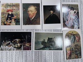 Masterpiece Lot Of 7 Art Cards The Art Auction Board Game Replacement Pieces - $16.99