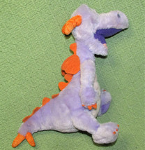 Disney Parks Figment Plush Dragon Purple 10&quot; Stuffed Animal Orange Wings Toy - £8.89 GBP