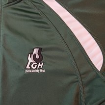 Sport-Tek LGH SAFETY FIRST Men's Green Jacket Full Zip Pockets Jacket Size Large image 5