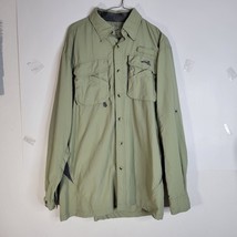 Mens Natural Gear Fishing /Hiking Vented shirt Green Size Med - £18.99 GBP