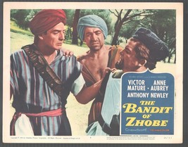 Bandit of Zhobe 11&quot;x14&quot; Lobby Card #4 Victor Mature Walter Gotell Paul Stassino - £26.21 GBP