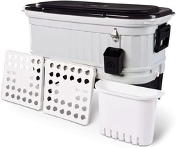 Igloo 125 Qt Party Bar Rolling Cooler with Bottle Opener and Catch Bins - £205.61 GBP