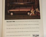 1995 Chevy Astro LT AWD  Chevrolet Vintage Print Ad Advertisement pa13 - £5.48 GBP