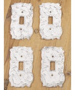 4 Light Switch Plate Covers Cast Iron Vintage Looking Antique Distressed... - $39.99