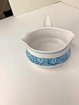 Noritake Progression 9025 Milburn Gravy Boat Dish Blue  - $225.96 MXN