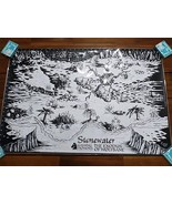 *Laminated* Stonewater The Exodus Of Wolfbane RPG 1&quot; Grided Map 24 X 36 - $461.55 MXN