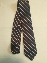 New Stafford Signature Brown Striped Silk Tie - Never Worn - £5.31 GBP