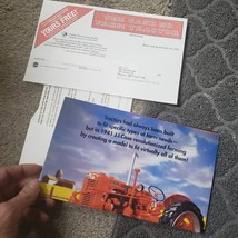 RARE Franklin Mint Set Die Cast Case SC Farm Tractor Paperwork Brochure pamphlet - £15.33 GBP