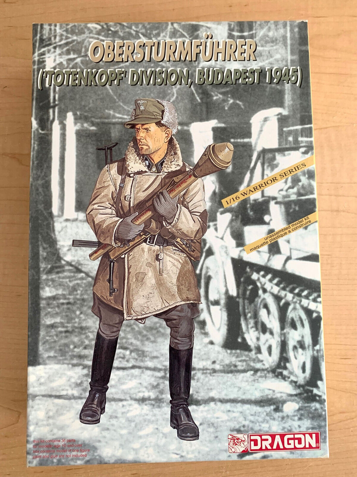 NEW SEALED German Oberstrumfuhrer Budapest 1:16 Military Miniatures by Dragon - £17.42 GBP