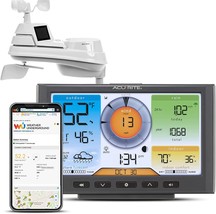 Acurite Iris (5-In-1) Home Weather Station With Wi-Fi Connection To, Black - £122.68 GBP