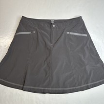 Title Nine Swingtastic Skort Sz 4 Gray Nimblene Stretch Active Skirt/Sho... - £22.34 GBP