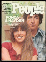 People Weelky June 23 1975-JANE Fonda &amp; Hayden Cover Fn - £26.82 GBP