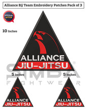 Large BJJ Alliance Embroidery Patches BJJ Club Gi Patches Alliance Kimon... - $30.99