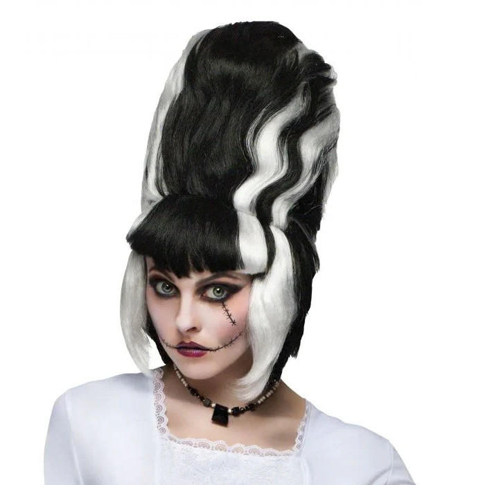 FUN WORLD MONSTER BRIDE CHARACTER WIG ADULT HALLOWEEN COSTUME ACCESSORY 92444 Item image 4