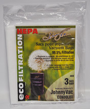 Johnny Vac Condolux Eco Filtration Central Vacuum HEPA Bags 3 Pack 441H - $496.49 MXN