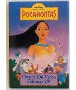 Walt Disney Pocahontas 1995 Video Movie Promotional Pin Back Badge - $4.04 CAD