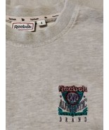 Vtg Reebok 90s Crew Neck Sweatshirt Sporstwear Size 4 (Small / Med) Shor... - $31.36