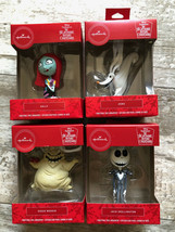 Set of 4 Hallmark Disney Nightmare Before Christmas Christmas Tree Ornam... - £23.03 GBP