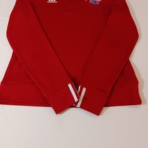 Adidas Climalite LATECH Men's Red 1/4 Zip Pullover Shirt Long Sleeve Size Medium image 12