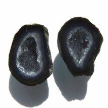 Tabasco - Tiny Mexican Baby Geode  Polished Halves for Jewelry * Display TAB778 - £14.50 GBP