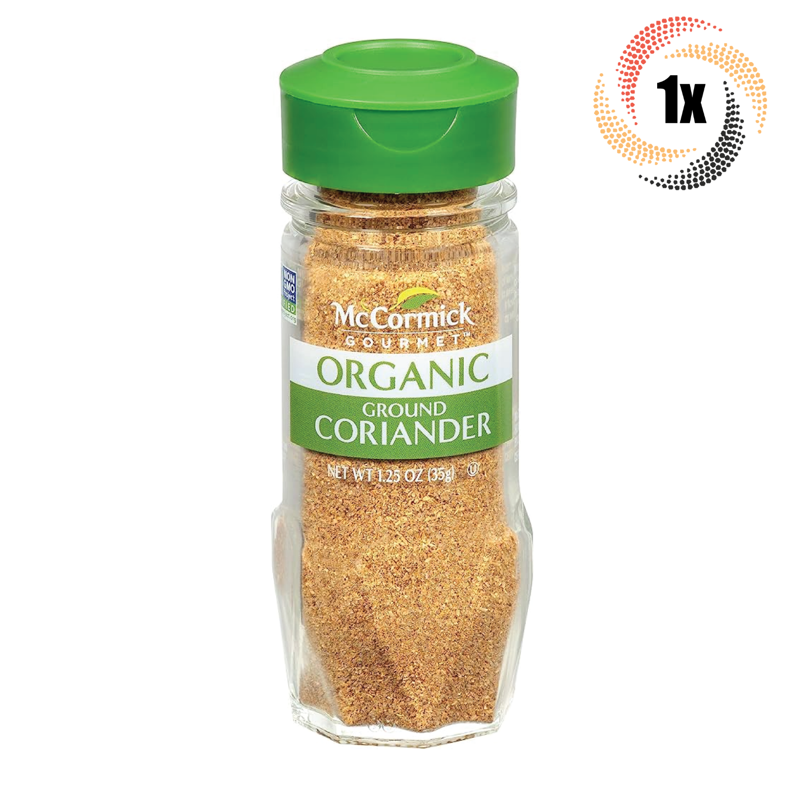 1x Shaker McCormick Gourmet Organic Ground Coriander Seasoning Non GMO |... - $13.09