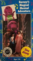 Barney-Barneys Magique Musical Adventure (VHS, 1993) Tested-Rare Vintage-Ship N - £21.91 GBP