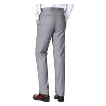 Men RENOIR suit Solid Two Button Business or Formal Slim Fit 202-2 Light gray image 7
