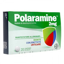 Polaramine 2 mg 20 comprimes thumb200
