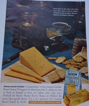 Kraft Cracker Barrel Cheese Magazine Print Advertisement 1962 - £3.13 GBP